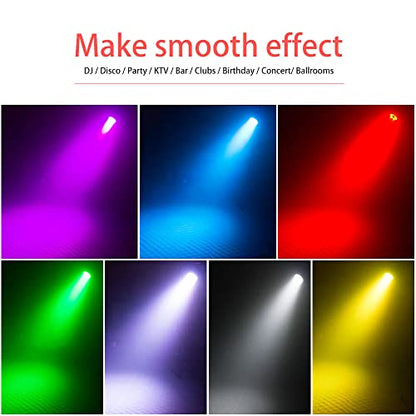 U`King LED Par Lights IP67 Waterproof Stage Lights, DMX512 Sound Activated Control RGBW Lights for Outdoor Concert Club KTV Music Show Garden Wedding