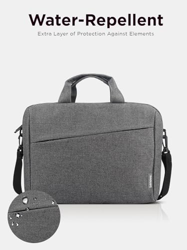Lenovo Laptop Carrying Case T210, 15.6-Inch Laptop and Tablet, Sleek Design, Durable and Water-Repellent Fabric - color: Gray, size: 15.6 inch