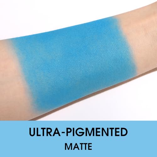 UCANBE Blue Single Eyeshadow Palette, Highly Pigmented Matte Eye Shadow Powder, Professional Long-Lasting Waterproof Makeup Palette - color: 11 Blue
