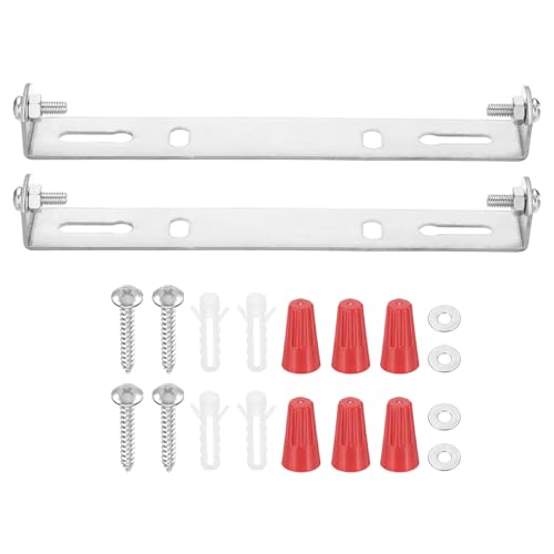 PATIKIL 135mm (5.3") Universal Light Fixture Mounting Bracket Kit, 2 Set Light Crossbar Ceiling Light Plate with Screw for Wall Lights Ceiling Lighting Pendant Chandelier - size: 135mm (5.3")