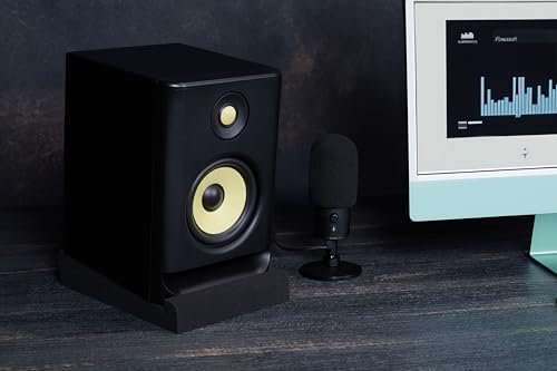 Sound Addicted - Studio Monitor Isolation Pads for 5 Inch Monitors, Pair of Two High Density Acoustic Foam which Fits Most Speaker Stands | SMPad 5 - size: for 5'' Speakers