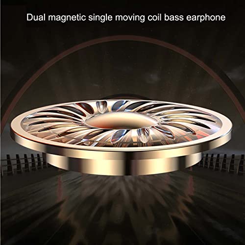RevoNext in Ear Monitor Headphones HiFi Stereo Wired Earbuds with Microphone 2 Pin Detachable Cable IEM Earphones for Musicians Drummers Singers, Black - color: Black