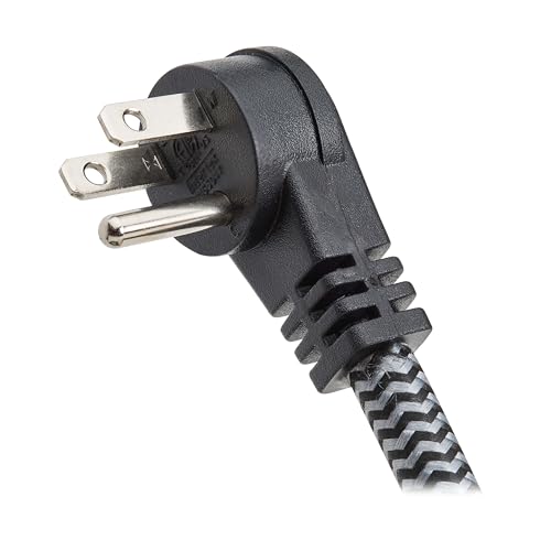 Eaton Tripp Lite Series 6-Outlet Surge Protector Power Strip, Flat Plug 20ft Braided Extension Cord, 1200 Joules, 15A Circuit Breaker, Lifetime Manufacturer's Warranty & $10,000 Insurance (TLP620DB) - size: 20ft Cord