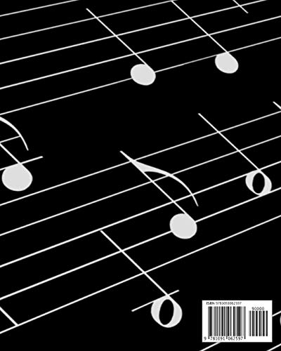 Blank Sheet Music Notebook: 100 Pages 12 Staff Music Manuscript Paper Colorful Stand For The Flag American Patriotic Cover 8 x 10 inches / 20.3 x 25.4 cm