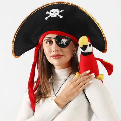 Pirate Hat Pirate Costume Accessories for Kids Man Woman Halloween Costume Party Dress UP