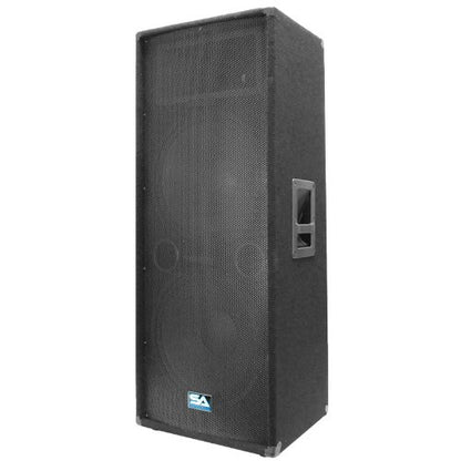 Seismic Audio Speakers Pair of Passive Dual 15 Inch PA/DJ Speakers - PRO Audio, 1400 Watts RMS
