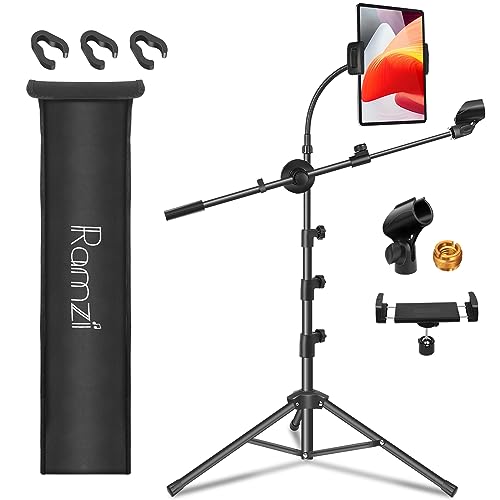Ramzi Mic Stand 6 In 1 Microphone Stand - size: Mic Stand+Boom+Gooseneck