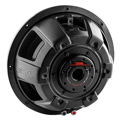 DS18 PSW10.4S 10" Shallow Mount Subwoofer 1000 Watts Max Power 500 Watts RMS Single Voice Coil 4 OHMS Water Resistant - Best Sub for Tight Spaces in Car & Trucks - 1 Speaker - style: 10" Single Voice Coil 4 Ohm