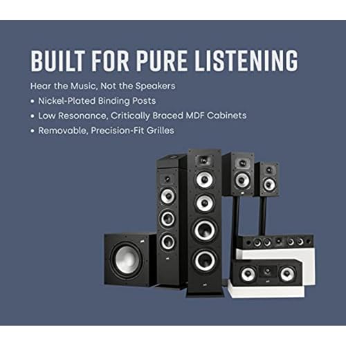 Polk Audio Monitor XT12 12" Powered Subwoofer, Deep Bass (Midnight Black) - style: 12" Subwoofer (XT12)