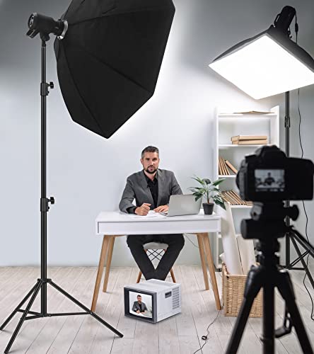Photography Light Stand Heavy Duty Tripod, Sdfghj 9.2 ft/110''/280cm Aluminum Lighting Stand for Relfectors Photographic Portrait, Softbox, Umbrella, Strobe Light, Flash, Ring Light, with Carry Bag