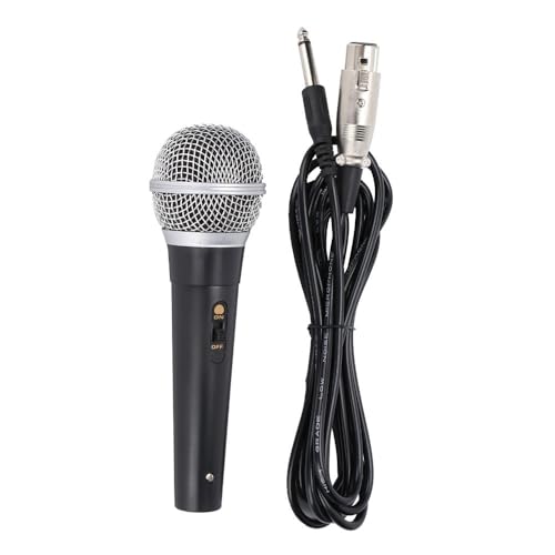 9.8ft Three-Pin XLR Microphone with XLR to 1/4 Inch Plug Cable Audio Connection Handheld Microphone Suitable for Stage Karaoke Singing and Recording