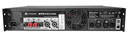 Crown XTi1002 Two-channel, 1400-Watt at 4Ω Bridged, 500-Watt at 4Ω Dual, Professional Power Amplifier. Black and Gray - size: 500-Watts