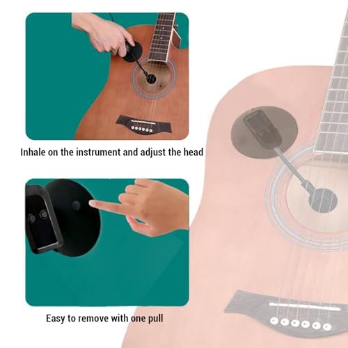 Tangxi 2.4G Wireless Instrument Microphone,360° Rotation Clip on Instrument Microphones Pickup System, Full Directional Condenser Mic for Saxophone Guitar Violin Cello Accordion