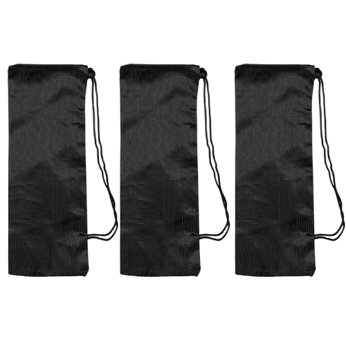 PATIKIL 11 x 4 Inch Tripod Carrying Case, 3 Pack Camera Tripod Carrying Bags Oxford Cloth Padded Bag for Camera Gear Mic Light Stand Sheet Music Photography Accessories, Black - size: 11 x 4 Inch