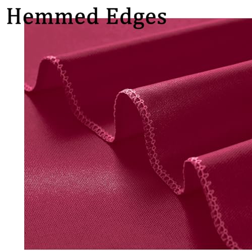 10x8ft Wrinkle Free Burgundy Backdrop Curtain Maroon Backdrop Drapes, Thick Fabric Wedding Curtains Party Background for Baby Shower Birthday Parties - color: Maroon, size: 10ftx8ft