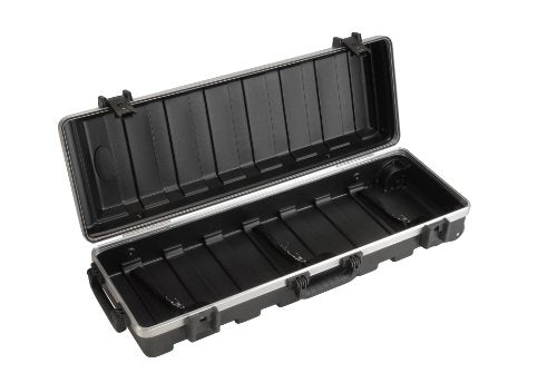 SKB Compact Stand Case 36-1/2 x 11-7/8 x 8-1/4 with Wheels & Straps, TSA Latches, Over molded Handle | TSA Latches for Air Travel, Over-Molded Tow Handle, Straps Included, Holds Stands and Pedals, Rugged 36.5 in. Shell - size: 36-1/2 x 11-7/8 x 8-1/4 inch
