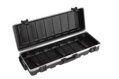 SKB Compact Stand Case 36-1/2 x 11-7/8 x 8-1/4 with Wheels & Straps, TSA Latches, Over molded Handle | TSA Latches for Air Travel, Over-Molded Tow Handle, Straps Included, Holds Stands and Pedals, Rugged 36.5 in. Shell - size: 36-1/2 x 11-7/8 x 8-1/4 inch