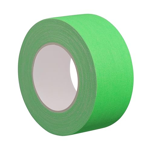 Spike Tape Wide Green UV Blacklight Tape (1.18”x 32.8 Ft) Green Fluorescent Tape Neon Gaffer Tape for Floor Glow, Party Festival Decoration, Grid Floor, Color Coding, Costume Crafts, Whiteboard - color: Green