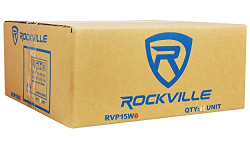 Rockville RVP15W4 1000W Peak / 500W RMS 15" Raw DJ Subwoofer 4 Ohm, 51oz Magnet, 2.5" CCAW Voice Coil, 100dB Sensitivity, Durable Steel Basket, for DJs and Live Events | 1000W Peak, 500W RMS, Replacement Woofer, 2.5" CCAW Voice Coil, Banana Plug Terminals