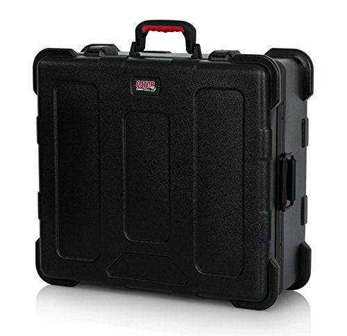 Gator Cases Molded Flight Case for Rack Mountable Mixers Up to 12U Rack Space with TSA Approved Locking Latch (GTSA-MIX12PU) - size: 12U Pop-Up