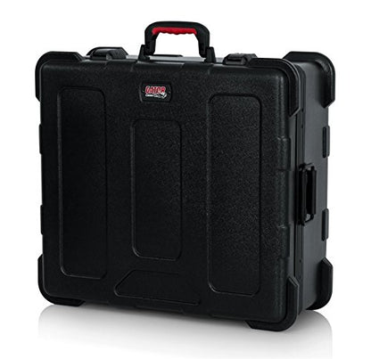 Gator Cases Molded Flight Case for Rack Mountable Mixers Up to 12U Rack Space with TSA Approved Locking Latch (GTSA-MIX12PU) - size: 12U Pop-Up