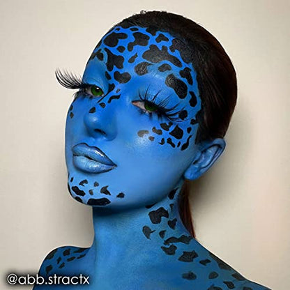 Mehron Makeup Paradise AQ - LAGOON BLUE, Water-Activated Face & Body Paint - color: Lagoon Blue, size: 0.25 Ounce