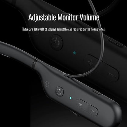 TAKSTAR WPM-500 2.4G Wireless in-Ear Monitor System, Ultra-Low Latency | 2.4G Digital Wireless, ≤20ms Latency, 32Ft Reliable Range, 20Hz-20kHz HIFI Audio, Lightweight (22g/33g), 6-8H Worktime