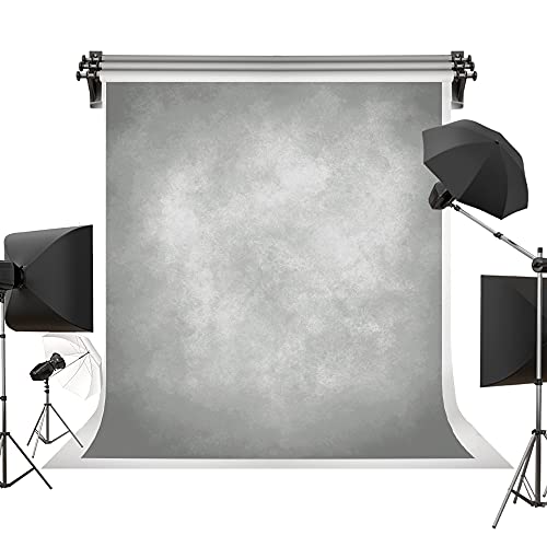 Kate 5x7ft Light Grey Backdrops Abstract Photography Backdrop for Professional Studio Backgrounds - color: Light Grey