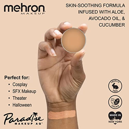Mehron Makeup Paradise AQ - FELOU, Water-Activated Face & Body Paint - color: Felou, size: 0.25 Ounce