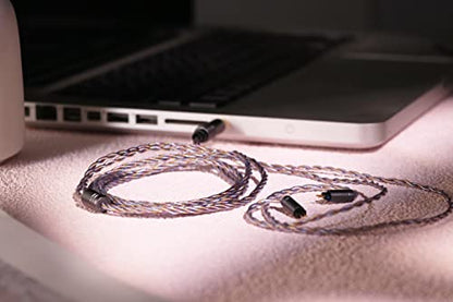 Linsoul Tripowin Zoe 4-Core Hybrid Litz IEM Upgrade Replacement IEM Cable - size: 2pin, style: 4.4mm