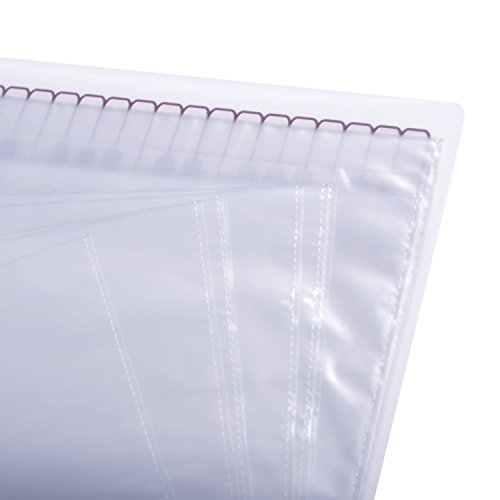 Music Sheet File Paper Storage Folder Documents Holder Blank Sheet Files Plastic A4 Size 40 Pockets (Music Instrument White) - color: Music Instrument White