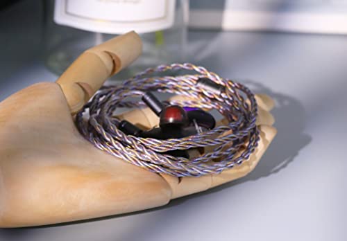 Linsoul Tripowin Zoe 4-Core Hybrid Litz IEM Upgrade Replacement IEM Cable - size: Recessed 2pin, style: 3.5mm
