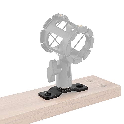 CAMVATE 5/8'' Male to 1/4'' Female with Pedestal for Microphone Adapter (Pack of 2) - size: 1.18 in x 3.15 in x 0.87 in (Pack of 2)