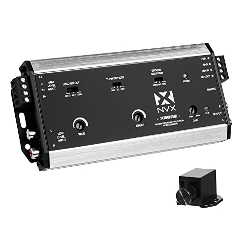 NVX XBBR2 X-Series 2-Channel Bass Restoration Processor | and Line Output Converter with Impedance Matching and Remote Level Control - size: 2-Channel Bass Restoration Processor