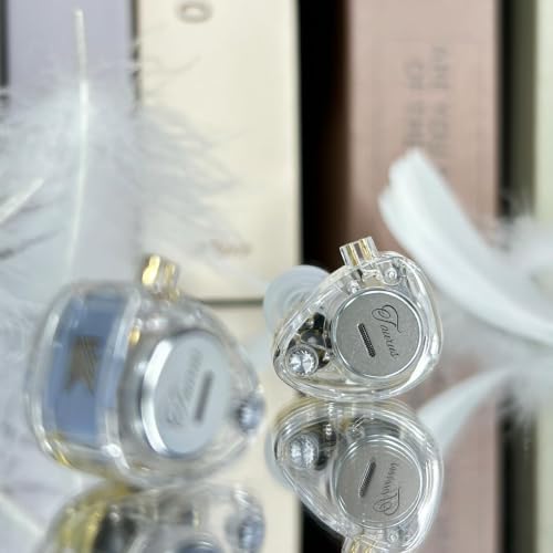KZ Taurus in Ear Monitor Headphones, Horizontal 2DD in Ears, Gaming Earbuds, Noise Isolating Ear Buds Sound Localization in-Ears for Singers Musicians Audiophiles - color: Clear, style: no Mic