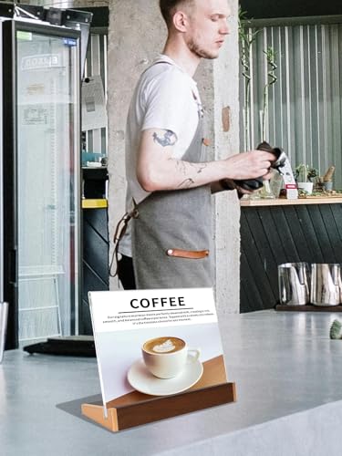 3 Pack 5X7 Acrylic Sign Holder Horizontal Tabletop Sign Display Frame for Coffee Shop/Restaurant Menu Stall/Exhibitions/Hotel/Office/Counter Display Show Holder - size: L-5X7