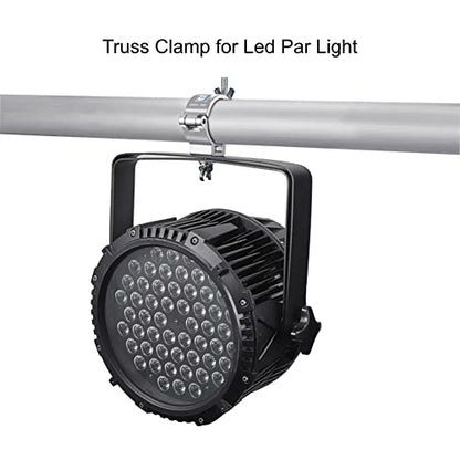 2 Inch Truss Clamps, 10 Packs Gruolin Stage Light Clamp with TUV, Premium 50mm Aluminium Heavy Duty 100kg / 220lb Lighting Clamps, Perfect Fit for 48-52mm OD Tube