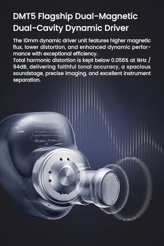 Origin Wired Audiophile in-Ear Earphones, 1DD Vocal Enhanced IEM | Premium Sound in Ear Monitors with DMT5 Dual Magnetic & Cavity Dynamic Driver, Vocal Music Friendly, 3 Nozzles, 3.5mm
