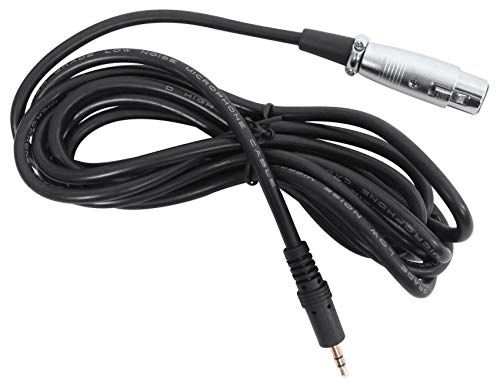 Rockville RCM01 Pro Studio Condenser Microphone, 200 Ohm, Cardioid Pattern, Metal Shock Mount, 30Hz-20kHz Frequency, XLR and 3.5mm Cables, for Vocals and Podcasting | 25mm Diaphragm, Cardioid, 48V Phantom Power, 30Hz-20kHz, 130dB SPL, 10 Ft XLR/3.5mm Cabl