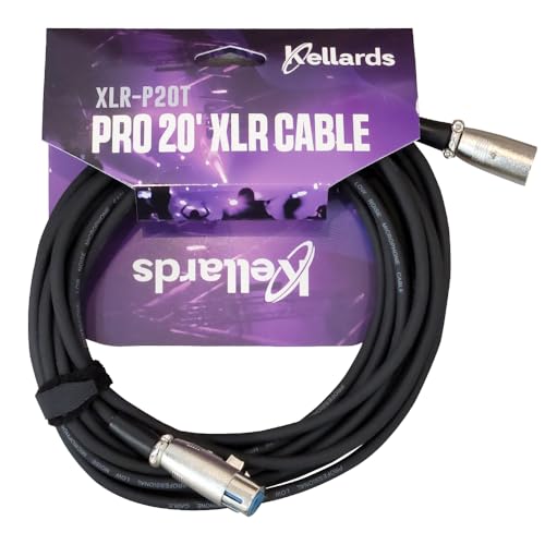 Mackie Thump12v4 12" Professional Powered Loudspeaker Bundle with SS-4420 Steel Speaker Stand, Speaker Stand Bag 51" (Black) and Kellards XLR-P20T Pro 20 ft XLR Microphone Cable
