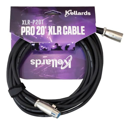 Mackie Thump12v4 12" Professional Powered Loudspeaker Bundle with SS-4420 Steel Speaker Stand, Speaker Stand Bag 51" (Black) and Kellards XLR-P20T Pro 20 ft XLR Microphone Cable