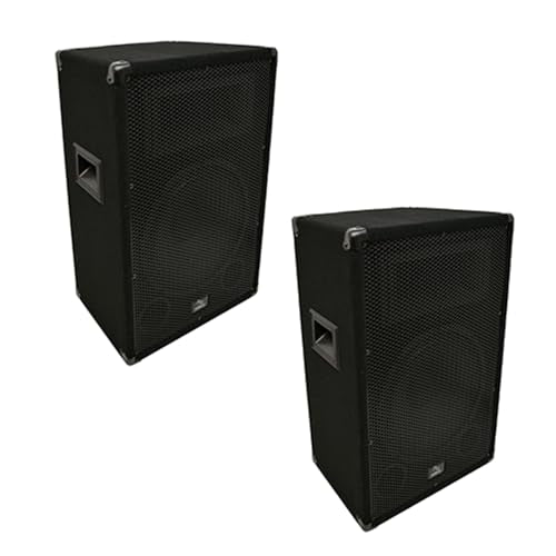 Harmony Audio 12 Inch Passive PA Speaker Pair 450W 2-Way Venue Cabinets