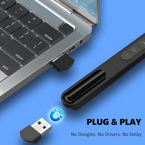 Presentation Clicker for Powerpoint Presentations, Black, A - color: Black