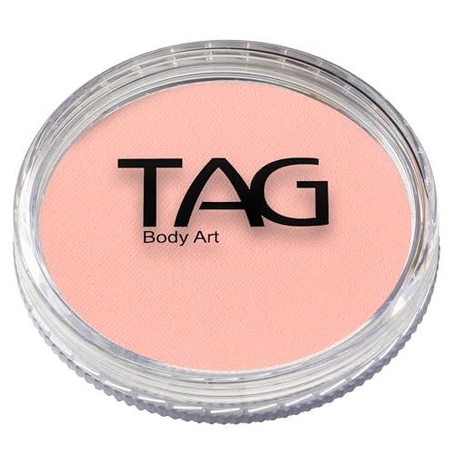 TAG Professional Face and Body Paint, Pastel Peach 32gm, non toxic, hypoallergenic, easy to wash off, ideal for Kids Parties, Halloween, Cosplay and Events