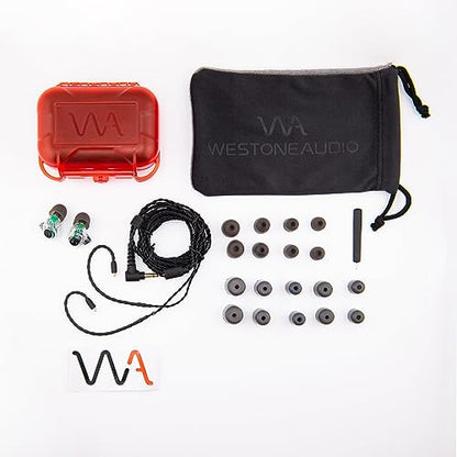 Westone Audio Pro X30 IEM Earphones - Three-Driver Noise Isolating Musician in-Ear Monitor Wired Earbuds - style: 3 Drivers