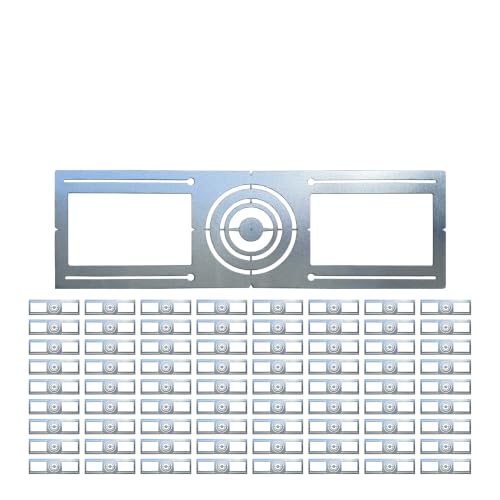 72 Pack New Construction Mounting Plate 3" 4" 6" - Galvanized Steel Slim Rough-in Bracket with Round Hole for LED Recessed Downlight Plate - size: 3,4,6