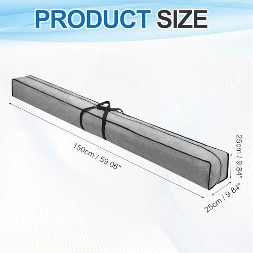 1 Pcs Zippered Tripod Bag, 59 x 10 x 10 Inch Water Resistant Oxford Cloth Outdoor Equipment Storage Bag with Handle for Travel Outdoor Camping Sports Fishing Rod, Grey - size: 59 x 10 x 10 Inch