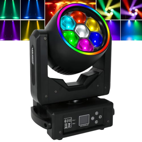 7x40W Moving Head DJ Lights, LED RGBW Beam Wash Stage Lighting