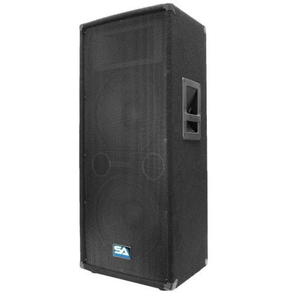 Seismic Audio - Pair of Dual 12" PA DJ Speakers 1200 Watts PRO Audio - Band, Bar, Wedding, Church - size: Pair