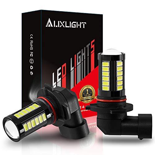 AUXLIGHT H10 9145 9140 9045 9155 9040 PY20D LED Fog Light Bulbs 6000K Xenon White, Super Bright 2800 Lumens 33-SMD Chips LED Daytime Running Lights DRL Bulbs Replacement for Cars, Trucks (Pack of 2) - size: 9145 / H10